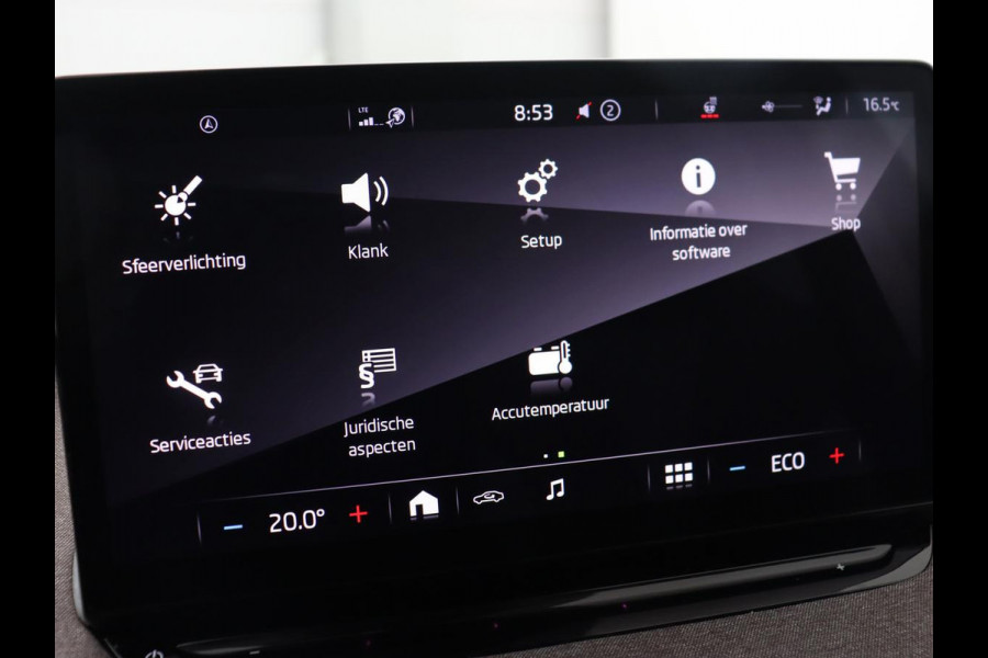 Škoda ENYAQ iV 80 | Warmtepomp | Trekhaak | Matrix LED | Adaptive cruise | Keyless | Camera | Half leder | Stuurverwarming | Memory | Navigatie | Climate control | Dodehoek detectie | Getint glas