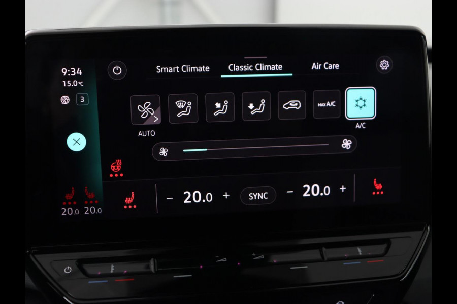 Volkswagen ID.3 First Max 58 kWh | Panoramadak | Head-Up | Stoelverwarming | Massage | Matrix LED | Adaptive cruise | 20'' | Keyless | Navigatie | Dodehoek detectie | Sfeerverlichting