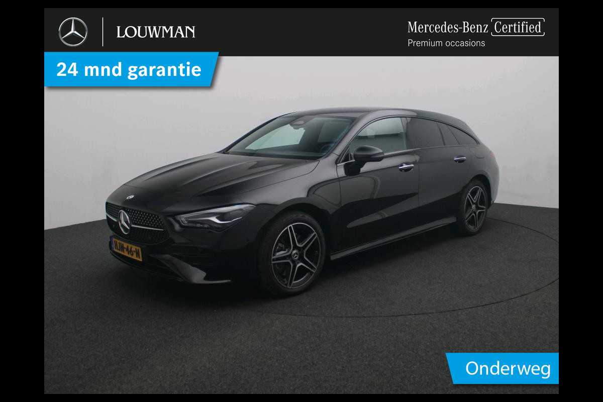 Mercedes-Benz CLA-Klasse Shooting Brake 250 e Star Edition AMG Line | Night Pakket | Sfeerverlichting | Ledkoplampen | Apple CarPlay | Keyless-Go | Inclusief 24 maanden MB Certified garantie voor Europa.