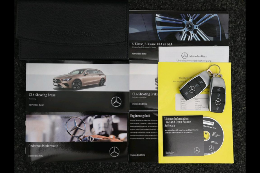 Mercedes-Benz CLA-Klasse Shooting Brake 250 e Star Edition AMG Line | Night Pakket | Sfeerverlichting | Ledkoplampen | Apple CarPlay | Keyless-Go | Inclusief 24 maanden MB Certified garantie voor Europa.