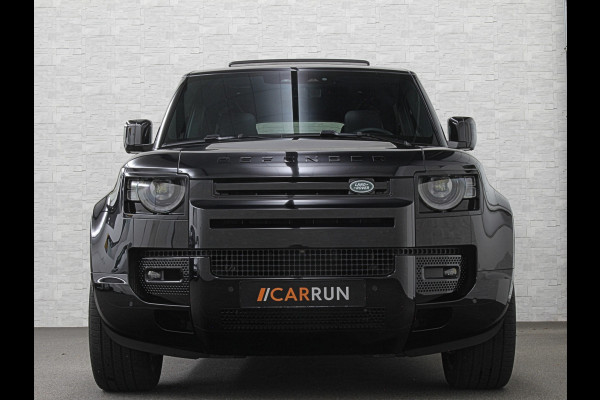 Land Rover Defender 110 2.0 P300e 110 X-Dynamic HSE | Black-Optic | Panorama | 360 Camera | Meridian | Trekhaak | Luchtvering | ACC | Stoelventilatie | Cold-Climate Pack | Leder | Head-Up | Keyless-Entry | Luchtvering | 22'' | Memory | Interieurdelen Leder | Standkachel | Dodehoek |