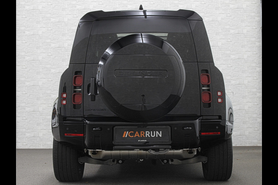 Land Rover Defender 110 2.0 P300e 110 X-Dynamic HSE | Black-Optic | Panorama | 360 Camera | Meridian | Trekhaak | Luchtvering | ACC | Stoelventilatie | Cold-Climate Pack | Leder | Head-Up | Keyless-Entry | Luchtvering | 22'' | Memory | Interieurdelen Leder | Standkachel | Dodehoek |