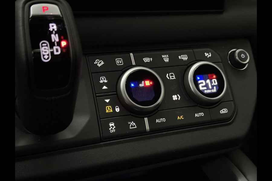 Land Rover Defender 110 2.0 P300e 110 X-Dynamic HSE | Black-Optic | Panorama | 360 Camera | Meridian | Trekhaak | Luchtvering | ACC | Stoelventilatie | Cold-Climate Pack | Leder | Head-Up | Keyless-Entry | Luchtvering | 22'' | Memory | Interieurdelen Leder | Standkachel | Dodehoek |