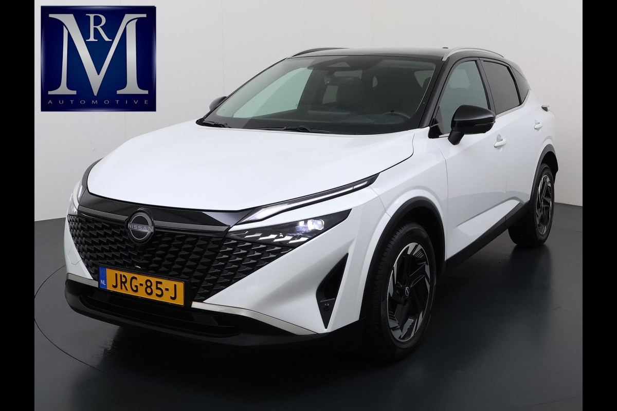 Nissan QASHQAI 1.3 MHEV Xtronic N-Connecta VAN: €37.900,- VOOR: €34.577,- UW EINDEJAARSVOORDEEL: €3.323,- | FABRIEKSGARANTIE| PANO| VOORRUITVERWARMING| STOEL + STUUR VERWARMING| 360 CAMERA| DODE HOEK| HEAD-UP| ELEK. ACHTERKLEP
