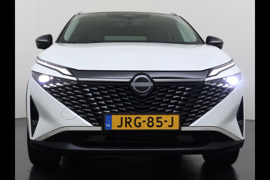 Nissan QASHQAI 1.3 MHEV Xtronic N-Connecta VAN: €37.900,- VOOR: €34.577,- UW EINDEJAARSVOORDEEL: €3.323,- | FABRIEKSGARANTIE| PANO| VOORRUITVERWARMING| STOEL + STUUR VERWARMING| 360 CAMERA| DODE HOEK| HEAD-UP| ELEK. ACHTERKLEP