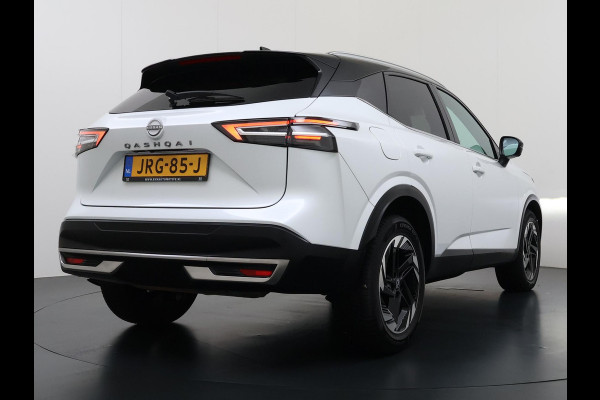 Nissan QASHQAI 1.3 MHEV Xtronic N-Connecta VAN: €37.900,- VOOR: €34.577,- UW EINDEJAARSVOORDEEL: €3.323,- | FABRIEKSGARANTIE| PANO| VOORRUITVERWARMING| STOEL + STUUR VERWARMING| 360 CAMERA| DODE HOEK| HEAD-UP| ELEK. ACHTERKLEP