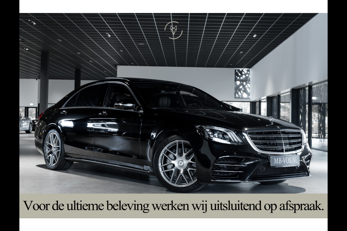 Mercedes-Benz S-Klasse 560 Lang 4-M AMG Exclusive|4*massage/koeling|20"|entertainment|standkachel|HUD|nachtzicht