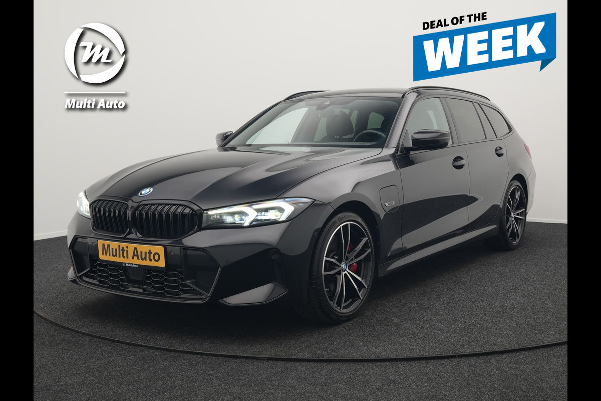 BMW 3 Serie Touring 330e M Sport LCI Facelift Model Plug In Hybrid 292pk Dealer O.H PHEV | Widescreen Navi | Adaptive Cruise | Alcantara Sportstoelen Memory & Verwarmd | Camera | Sfeerverlichting | Apple Carplay | Blis | Keyless | DAB |