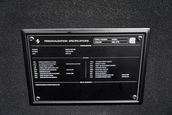 Ferrari 488 3.9 GTB HELE