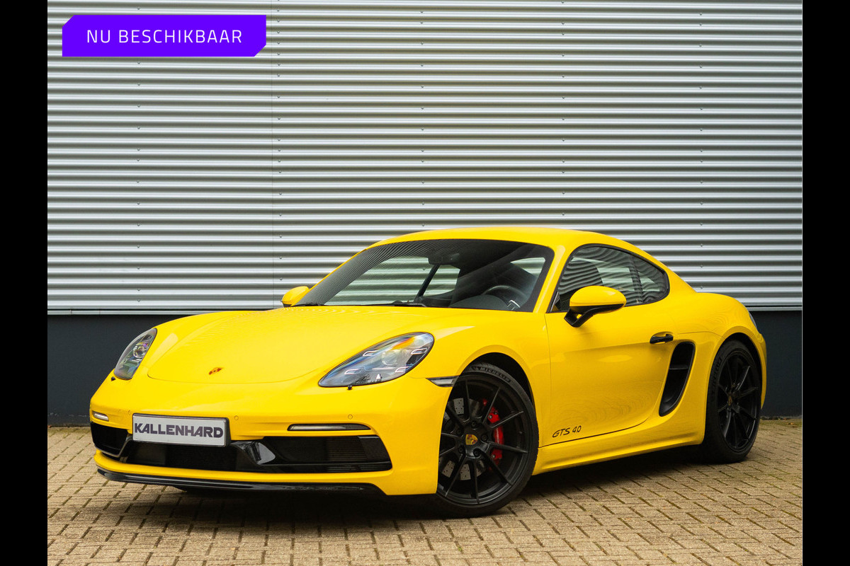 Porsche 718 Cayman GTS 4.0 - PDK - PASM - 18-Wegstoelen - Stoelventilatie - Bose Audio