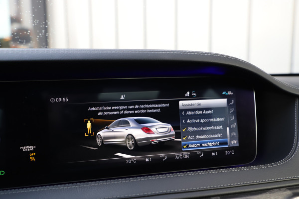 Mercedes-Benz S-Klasse 560e AMG Lang | 476PK | Massage | Luchtvering | Head-up | Chauffeurs-pakket | Sfeerverlichting | Keyless-go | 2019.