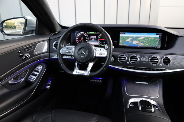 Mercedes-Benz S-Klasse 560e AMG Lang | 476PK | Massage | Luchtvering | Head-up | Chauffeurs-pakket | Sfeerverlichting | Keyless-go | 2019.