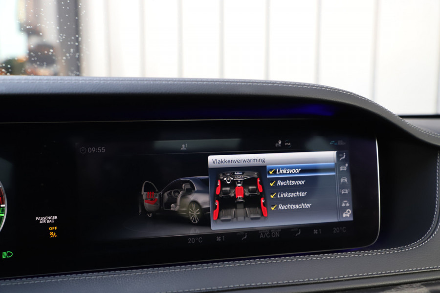 Mercedes-Benz S-Klasse 560e AMG Lang | 476PK | Massage | Luchtvering | Head-up | Chauffeurs-pakket | Sfeerverlichting | Keyless-go | 2019.