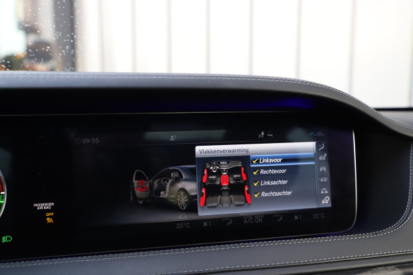 Mercedes-Benz S-Klasse 560e AMG Lang | 476PK | Massage | Luchtvering | Head-up | Chauffeurs-pakket | Sfeerverlichting | Keyless-go | 2019.