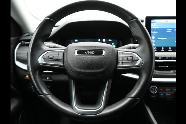 Jeep Compass 4xe 240 Electric S Plug In Hybrid 240pk Dealer O.H. PHEV | Adaptive Cruise | Camera | Lederen Sportstoelen & Stuur Verwarmd | Apple Carplay | Keyless | Navigatie | Virtual | DAB |