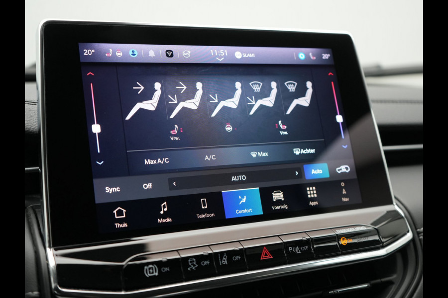 Jeep Compass 4xe 240 Electric S Plug In Hybrid 240pk Dealer O.H. PHEV | Adaptive Cruise | Camera | Lederen Sportstoelen & Stuur Verwarmd | Apple Carplay | Keyless | Navigatie | Virtual | DAB |