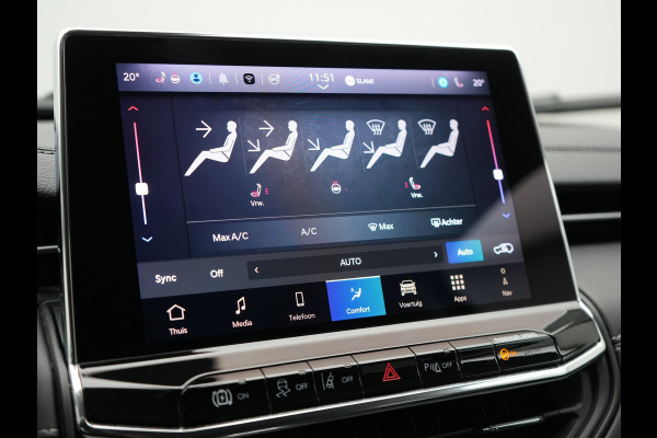 Jeep Compass 4xe 240 Electric S Plug In Hybrid 240pk Dealer O.H. PHEV | Adaptive Cruise | Camera | Lederen Sportstoelen & Stuur Verwarmd | Apple Carplay | Keyless | Navigatie | Virtual | DAB |