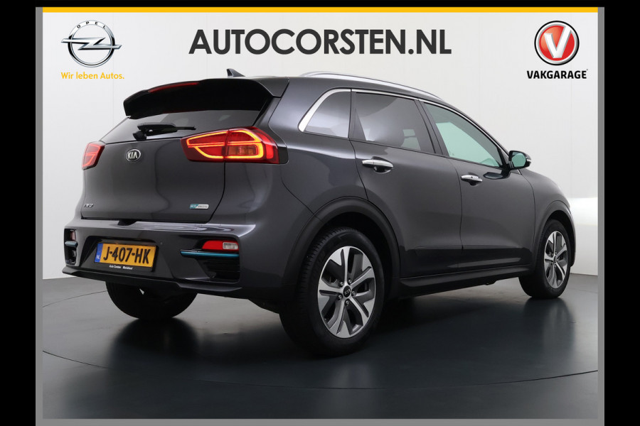 Kia e-Niro 64kWh Leer+Elek.Stoel+Memory+Gekoeld Warmtepomp ExecutiveLine JBL®-Hifi Adap.Cruise Camera Navi Ecc Pdc Stoelverwarming-Koeling SOH 100% Stuurverwarming  Keyless Blind Spot Lane Assist Led Lmv 17" 1e Eigenaar Origineel Nederlandse Auto € 48.000,- nieuw
