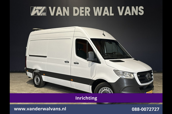 Mercedes-Benz Sprinter 316 CDI 164pk 3500kg Trekhaak L2H2 Inrichting Euro6 Airco | Omvormer | Camera | Apple Carplay | Cruisecontrol Android Auto, Parkeersensoren, achterwiel aandrijving