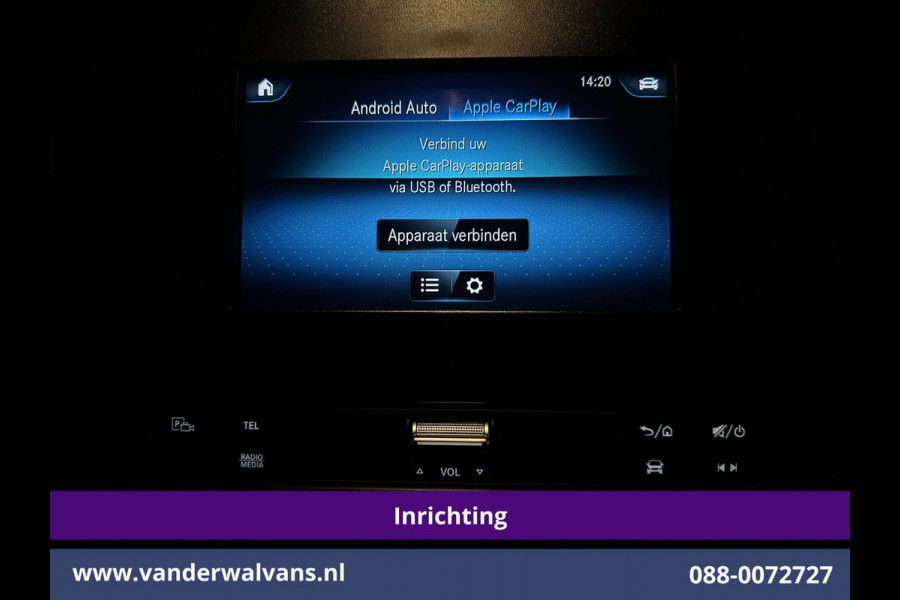 Mercedes-Benz Sprinter 316 CDI 164pk 3500kg Trekhaak L2H2 Inrichting Euro6 Airco | Omvormer | Camera | Apple Carplay | Cruisecontrol Android Auto, Parkeersensoren, achterwiel aandrijving