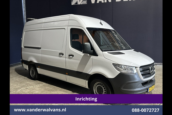 Mercedes-Benz Sprinter 316 CDI 164pk 3500kg Trekhaak L2H2 Inrichting Euro6 Airco | Omvormer | Camera | Apple Carplay | Cruisecontrol Android Auto, Parkeersensoren, achterwiel aandrijving
