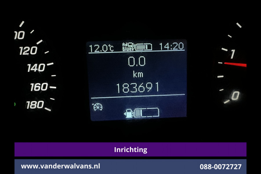 Mercedes-Benz Sprinter 316 CDI 164pk 3500kg Trekhaak L2H2 Inrichting Euro6 Airco | Omvormer | Camera | Apple Carplay | Cruisecontrol Android Auto, Parkeersensoren, achterwiel aandrijving