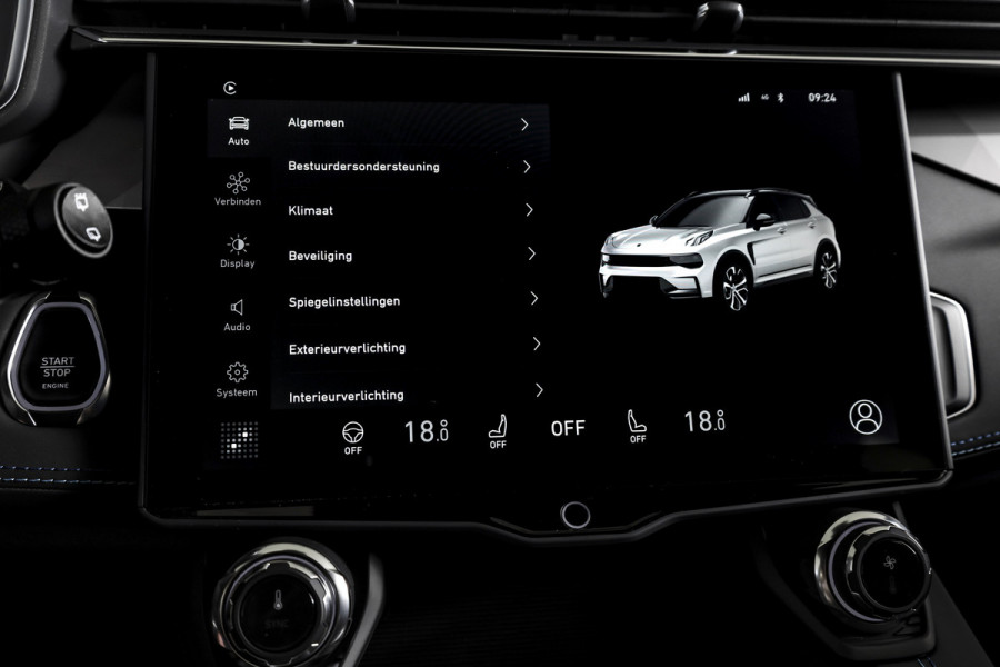 Lynk & Co 01 1.5 PHEV 261PK MY24 | 5x zwart | Donkere hemel | 7.4 kWh Boordlader | Stoel-+Stuurverw. |  360 Camera S/K-panodak | Adapt. Cruise | Memory |  | Elek. klep | LM 20" | 0000