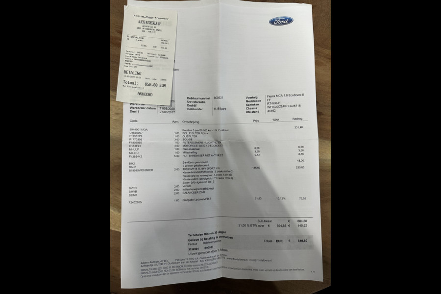 Ford Fiesta 1.0 EcoBoost Black Edition 140-PK / CLIMA / CRUISE / NAVI