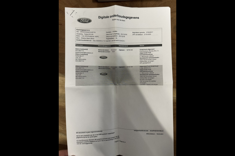 Ford Fiesta 1.0 EcoBoost Black Edition 140-PK / CLIMA / CRUISE / NAVI