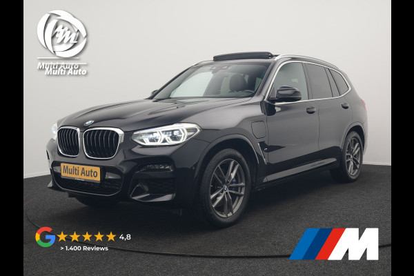 BMW X3 xDrive30e M Sport Plug In Hybrid 293pk Dealer O.H. PHEV | Panodak | Head Up | Camera | Lederen Sportstoelen Verwarmd | Sfeerverlichting | Keyless | Blis | Virtual | Navigatie | DAB |