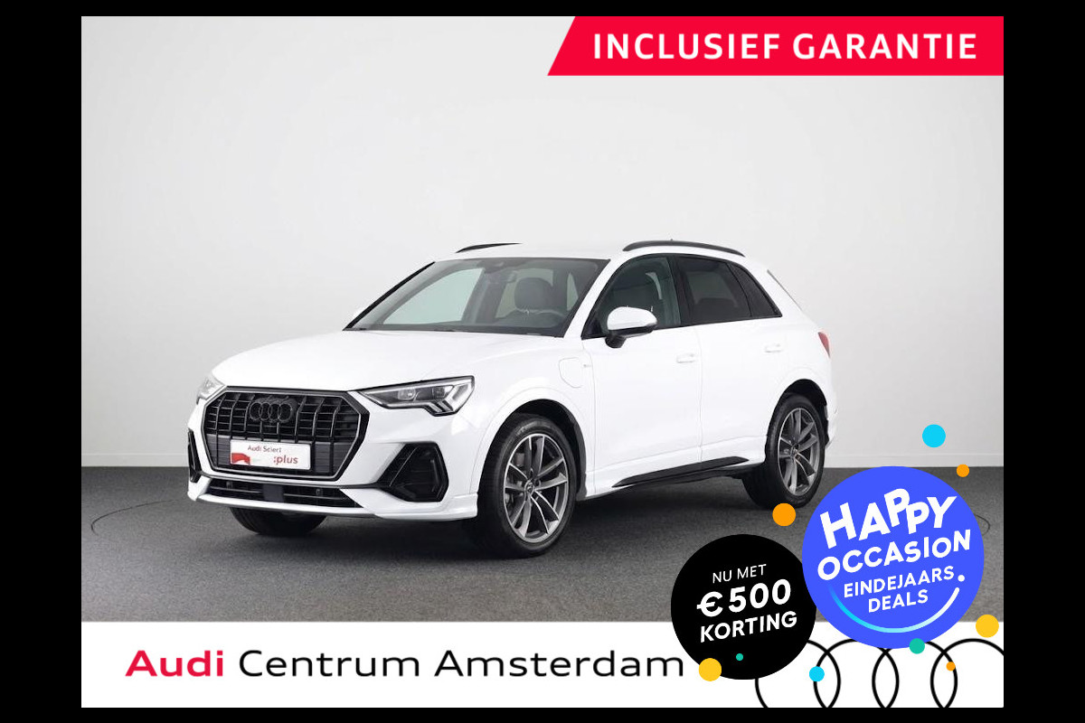 Audi Q3 45 TFSI e S edition 245pk SOH 95% | Parkeercamera | Trekhaak | 19 inch lichtmetalen velgen | Verwambare voorstoelen | S-line interieur