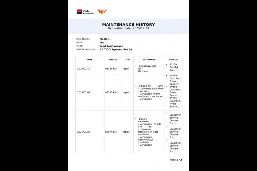 Kia Ceed Sportswagon 1.0 T-GDi DynamicLine|120PK|APPLE CARPLAY, ANDROID AUTO|CAMERA|CRUISE,CLIMA|PDC|1E EIG.|INCL.BTW|NL-AUTO|NAP|