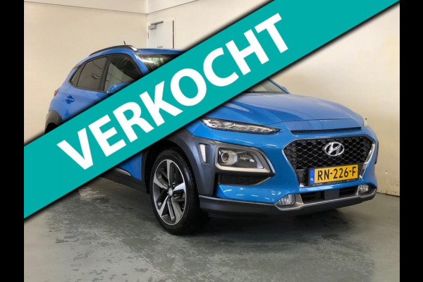 Hyundai Kona 1.0T Premium - Navi - Climate - Leder - Camera - Org.NL - lage km stand