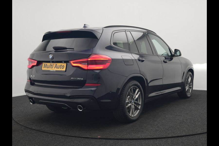 BMW X3 xDrive30e M Sport Plug In Hybrid 293pk Dealer O.H. PHEV | Trekhaak Af Fabriek | Adaptive Cruise | Head Up | 360 Camera | Harman/Kardon | Adaptief Onderstel | Lederen Sportstoelen Memory & Verwarmd | Sfeerverlichting | Keyless | Blis |