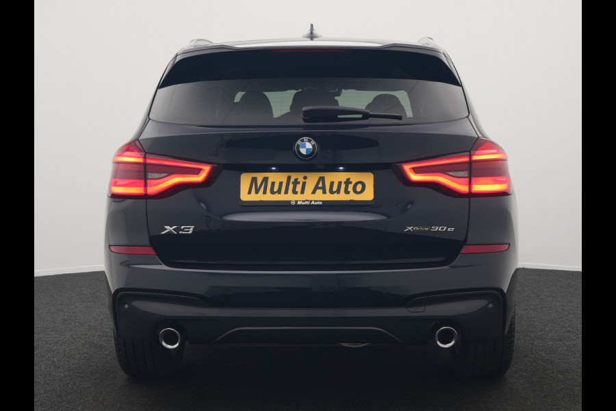 BMW X3 xDrive30e M Sport Plug In Hybrid 293pk Dealer O.H. PHEV | Trekhaak Af Fabriek | Adaptive Cruise | Head Up | 360 Camera | Harman/Kardon | Adaptief Onderstel | Lederen Sportstoelen Memory & Verwarmd | Sfeerverlichting | Keyless | Blis |