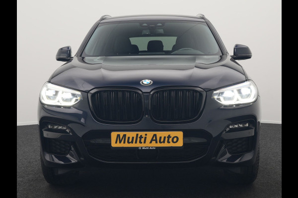 BMW X3 xDrive30e M Sport Plug In Hybrid 293pk Dealer O.H. PHEV | Trekhaak Af Fabriek | Adaptive Cruise | Head Up | 360 Camera | Harman/Kardon | Adaptief Onderstel | Lederen Sportstoelen Memory & Verwarmd | Sfeerverlichting | Keyless | Blis |