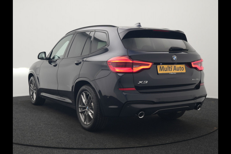 BMW X3 xDrive30e M Sport Plug In Hybrid 293pk Dealer O.H. PHEV | Trekhaak Af Fabriek | Adaptive Cruise | Head Up | 360 Camera | Harman/Kardon | Adaptief Onderstel | Lederen Sportstoelen Memory & Verwarmd | Sfeerverlichting | Keyless | Blis |