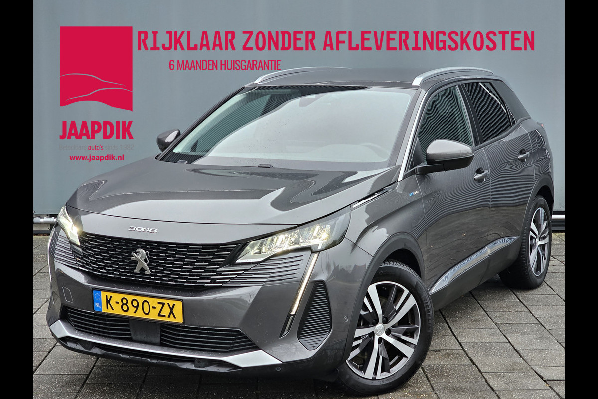 Peugeot 3008 BWJ 2021 | 1.6 HYbrid 225PK Allure | CLIMA | NAVI | LEDER/STOF | HEAD-UP | 18'' LMV | CARPLAY | CAMERA A | CRUISE |