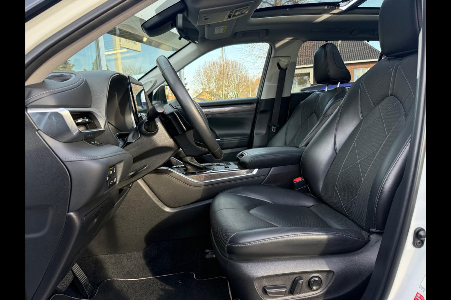 Toyota highlander 2.5 Hybrid AWD Premium | Panoramadak, Head up display, Geheugenfunctie, Stoelventilatie, Leer, 360 Camera, Stuurverwarming