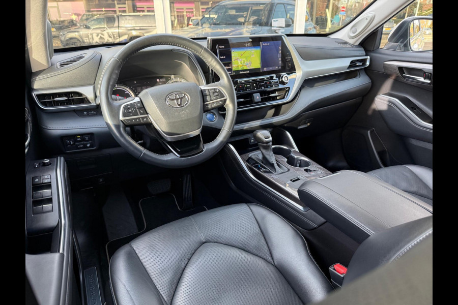 Toyota highlander 2.5 Hybrid AWD Premium | Panoramadak, Head up display, Geheugenfunctie, Stoelventilatie, Leer, 360 Camera, Stuurverwarming