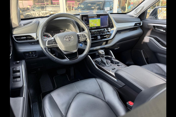 Toyota highlander 2.5 Hybrid AWD Premium | Panoramadak, Head up display, Geheugenfunctie, Stoelventilatie, Leer, 360 Camera, Stuurverwarming