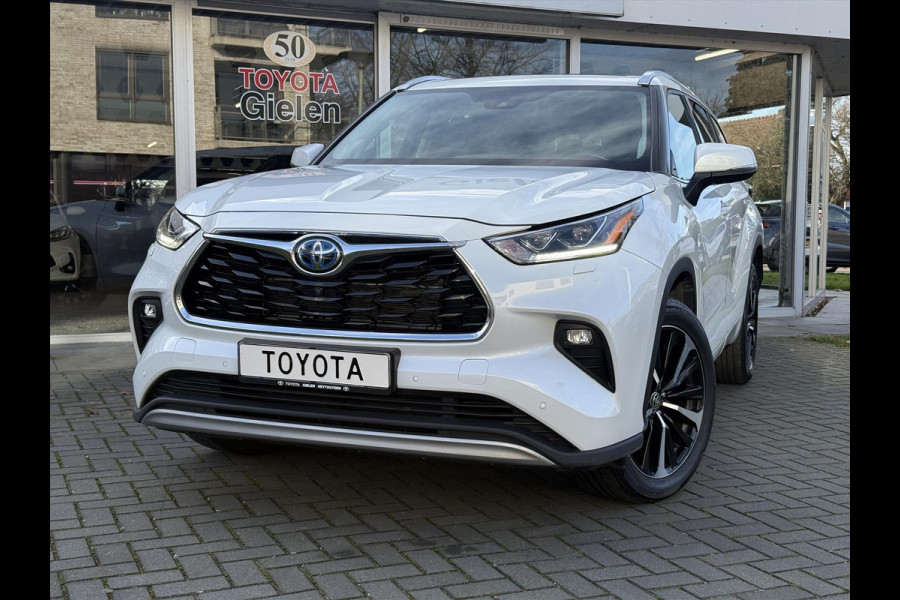 Toyota highlander 2.5 Hybrid AWD Premium | Panoramadak, Head up display, Geheugenfunctie, Stoelventilatie, Leer, 360 Camera, Stuurverwarming