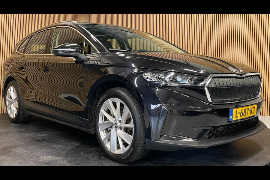 Škoda ENYAQ iV 80|GROTE ACCU|94%SOH|LEDER|ANDROID AUTO/APPLE CARPLAY|CAMERA|NAVIGATIE|STUURVERWARMING|NL-AUTO|NAP|1e EIG|INCL.BTW|
