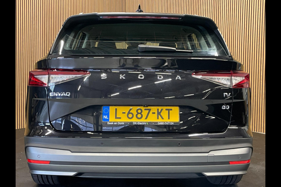 Škoda ENYAQ iV 80|GROTE ACCU|94%SOH|LEDER|ANDROID AUTO/APPLE CARPLAY|CAMERA|NAVIGATIE|STUURVERWARMING|NL-AUTO|NAP|1e EIG|INCL.BTW|
