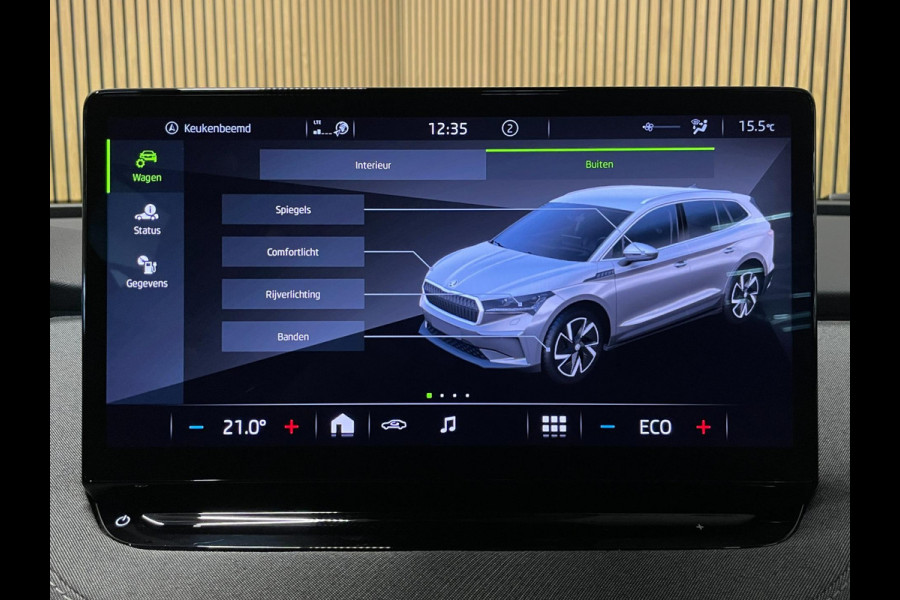 Škoda ENYAQ iV 80|GROTE ACCU|94%SOH|LEDER|ANDROID AUTO/APPLE CARPLAY|CAMERA|NAVIGATIE|STUURVERWARMING|NL-AUTO|NAP|1e EIG|INCL.BTW|