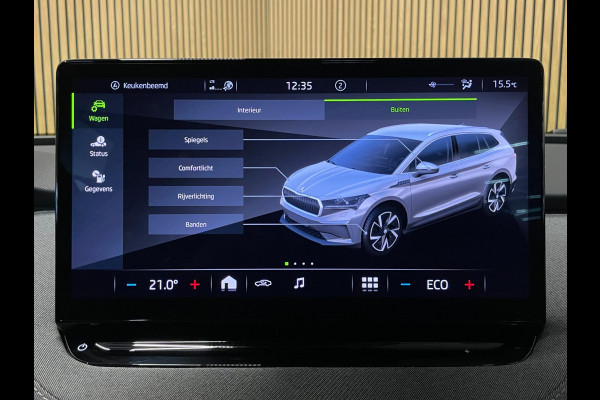 Škoda ENYAQ iV 80|GROTE ACCU|94%SOH|LEDER|ANDROID AUTO/APPLE CARPLAY|CAMERA|NAVIGATIE|STUURVERWARMING|NL-AUTO|NAP|1e EIG|INCL.BTW|