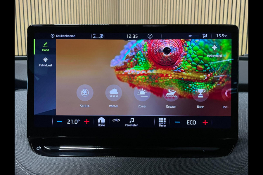 Škoda ENYAQ iV 80|GROTE ACCU|94%SOH|LEDER|ANDROID AUTO/APPLE CARPLAY|CAMERA|NAVIGATIE|STUURVERWARMING|NL-AUTO|NAP|1e EIG|INCL.BTW|