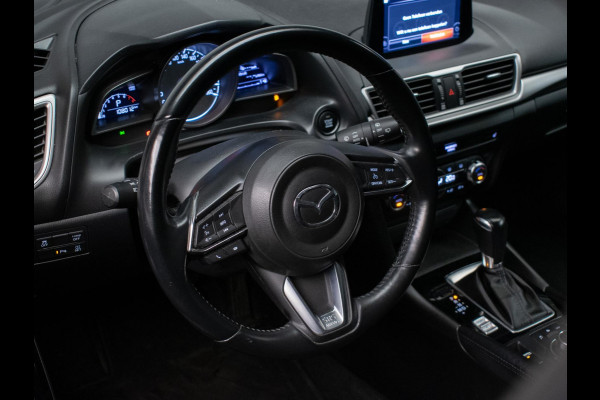 Mazda 3 2.0 SkyActiv-G 120 SkyLease+ Sport (NAVI,CLIMATE,CRUISE,PDC,STOEL/STUUR VERWARMING,GETINT,XENON,SPORTSTOELEN,LM VELGEN)