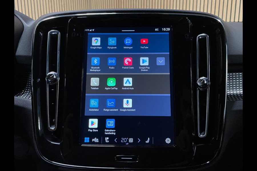 Volvo XC40 Recharge P8 AWD R-Design|92,4% SOH|1/2 LEDER|STOEL+STUURVERWARMING|NAVIGATIE|ACC|APPLE CARPLAY|NL-AUT|NAP|IN.BTW|1eEIG|