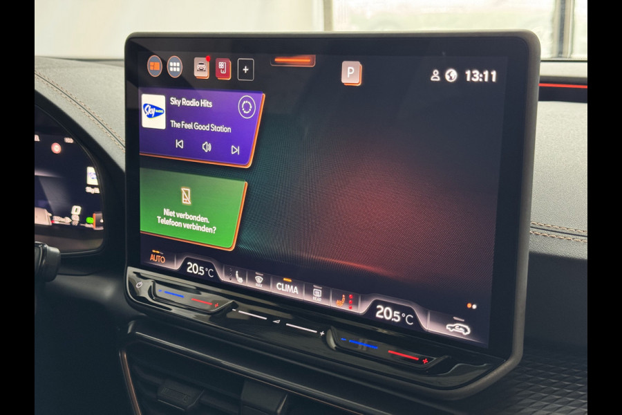 CUPRA Formentor 1.5 TSI 150 PK BENZINE CAMERA STOEL/STUUR ELEK.KLEP VERW. LED LEER CARPLAY ZWARTE.HEMEL 08/2024